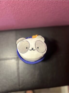 Anirollz +Love Ramen Gray/White Panda Roll  Small Outfitz Plush